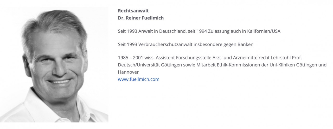 Rechtsanwalt Dr. Reiner Fuellmich